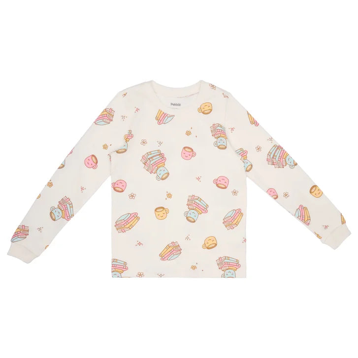 Pekkle Kids Organic Cotton 4-piece Pajama Set