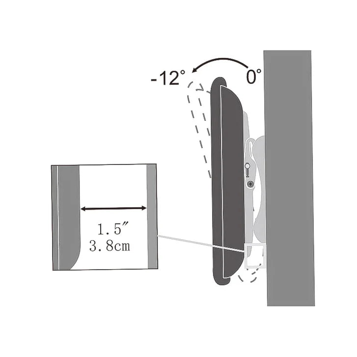 TygerClaw 42"- 83" Tilt TV Wall Mount