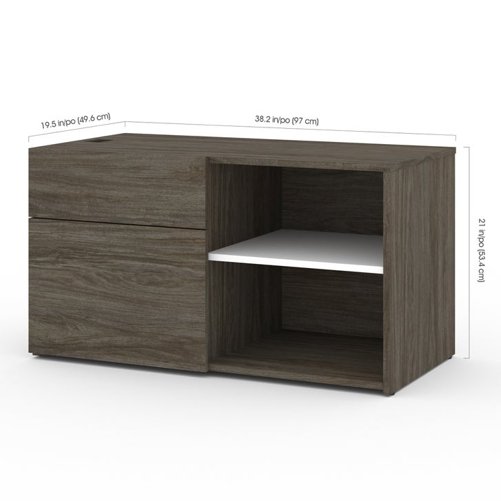 Bestar Viva Back-to-back L-shaped Height-adjustable Workstations