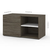 Bestar Viva Back-to-back L-shaped Height-adjustable Workstations