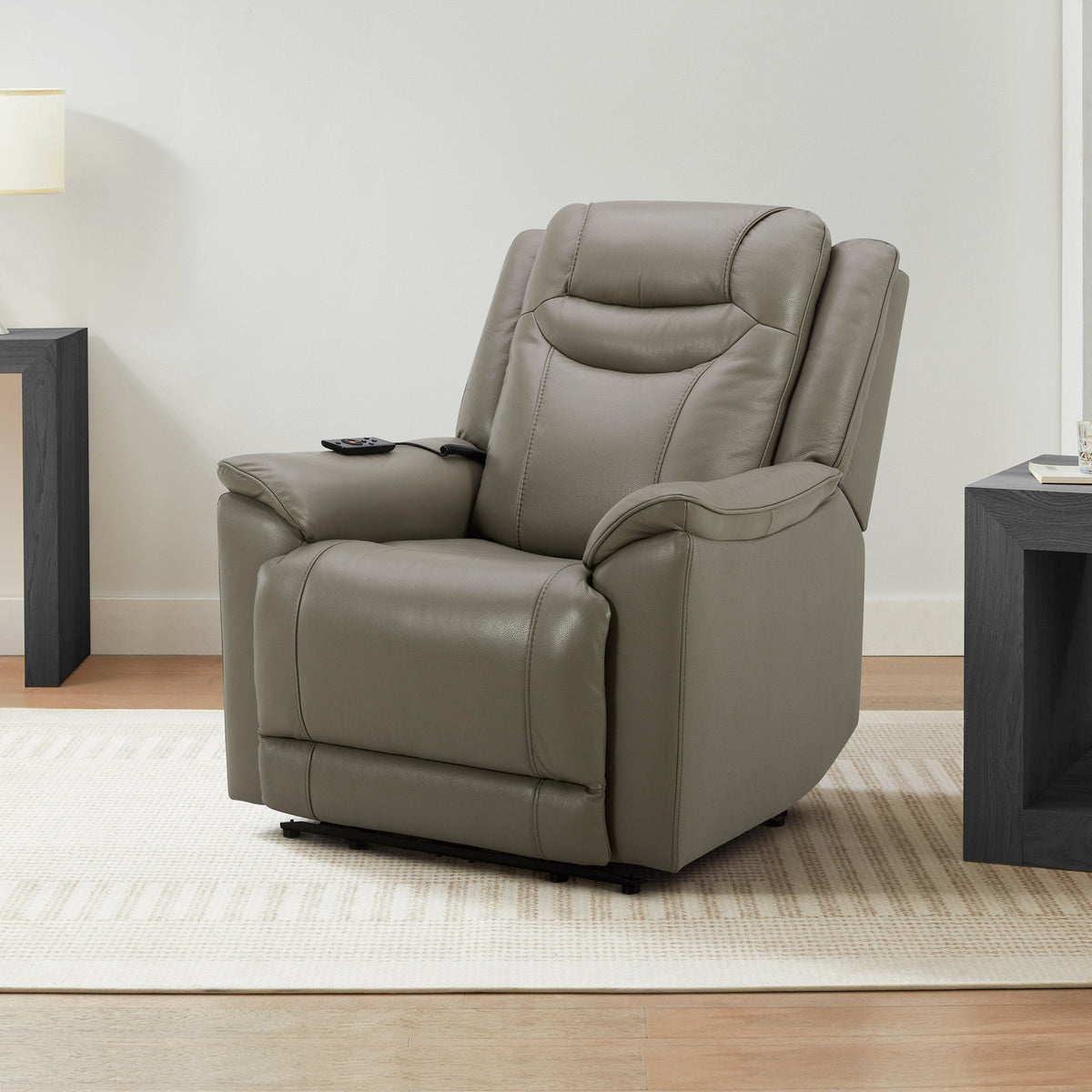 Gilman Creek Top-grain Leather Power Recliner with Power Headrest