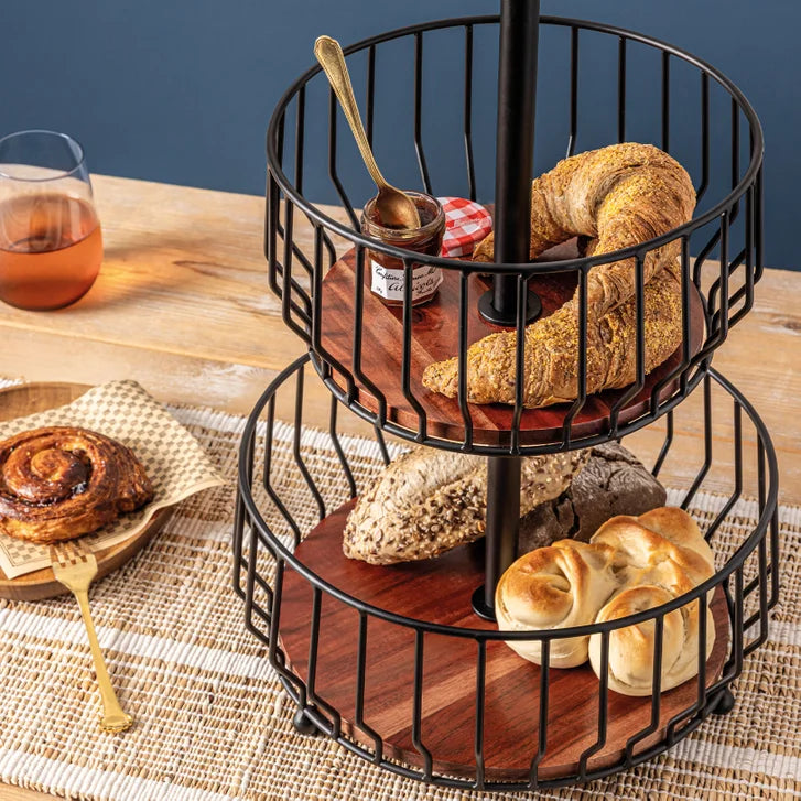 over&back 2 Tier Basket