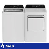 Frigidaire Laundry Bundle 5.1 cu ft. Top Load Washer and 7.0 cu ft. Gas Dryer
