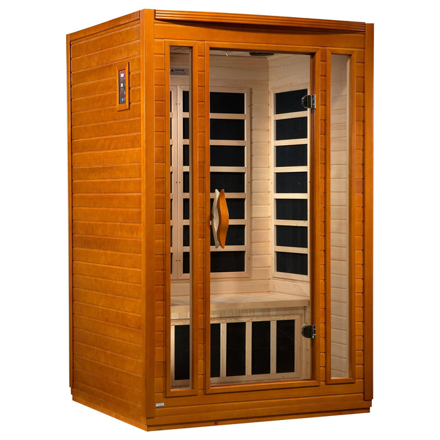 Dynamic Saunas San Marino 2-person Low EMF FAR Infrared Sauna H8