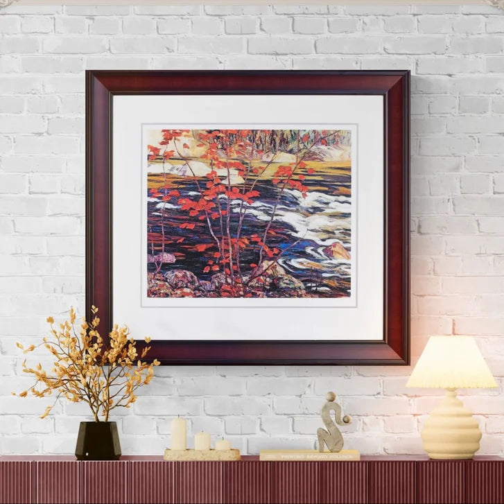 The Red Maple Framed Print by A.Y. Jackson