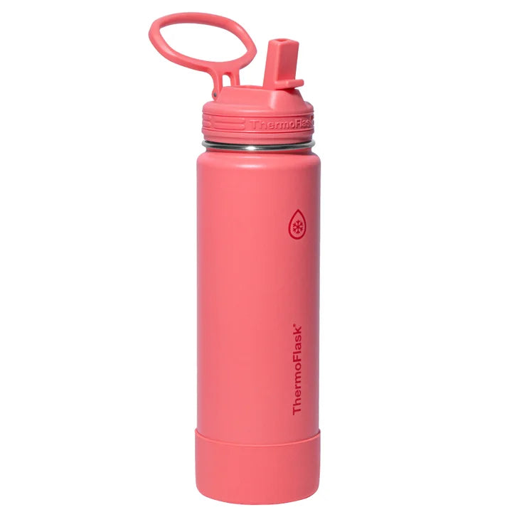ThermoFlask 710 mL (24 oz) Stainless Steel Water Bottle, 2-pack