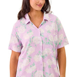 Martha Stewart Women's Notch Collar Nightshirt, 2-pack