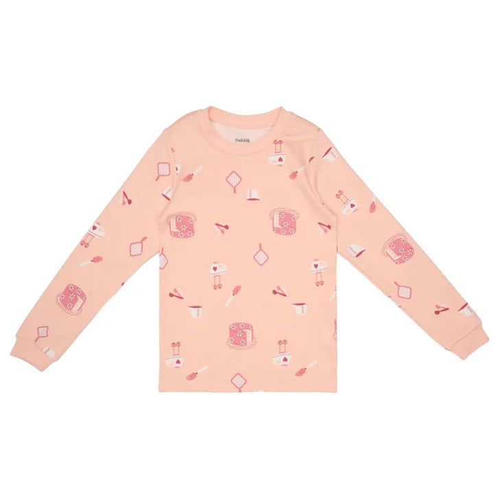 Pekkle Kids Organic Cotton 4-piece Pajama Set