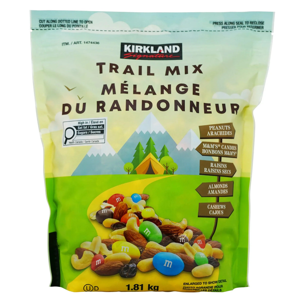 Kirkland Signature Trail Mix, 1.81 kg