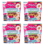 Pudgyboy's Heat & Toss Mini Donuts with Powdered Sugar, 4-pack