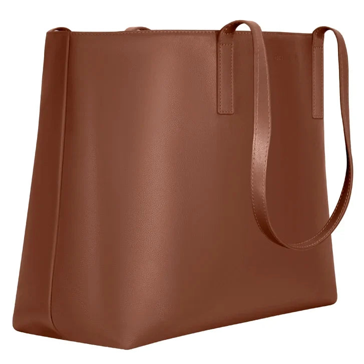 Champs Onyx Collection Leather Business Tote, 22 L