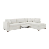 Thomasville Miles 2-piece Fabric Right-hand Facing Sectional with Power Footrests