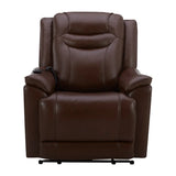 Gilman Creek Top-grain Leather Power Recliner with Power Headrest