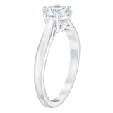 1.07 ct Round Brilliant Cut, Clarity VS1, Colour F, Diamond Solitaire Ring
