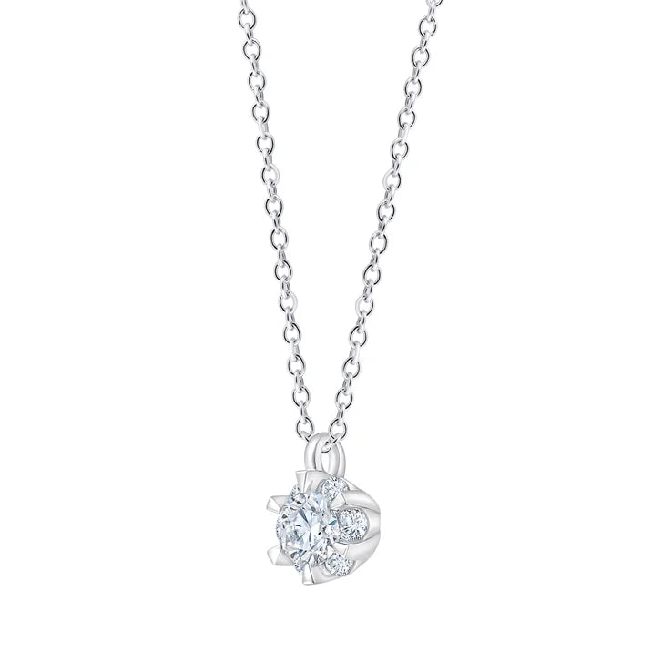 Round Brilliant Diamond Pendant (0.26 ctw)