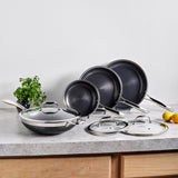 HexClad Cookware Set, 7-piece