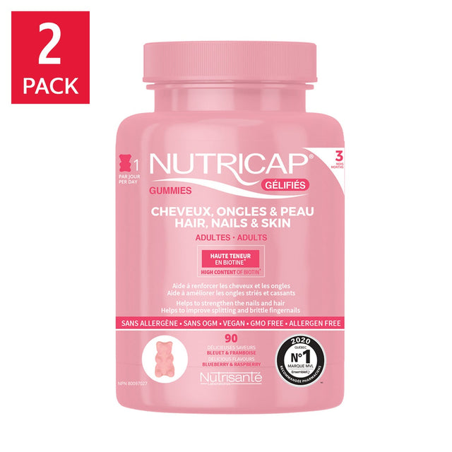 Nutricap Hair, Nails and Skin, 2 x 90 gummies L5
