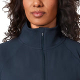 Mondetta Women’s Peached Interlock Yoga Jacket
