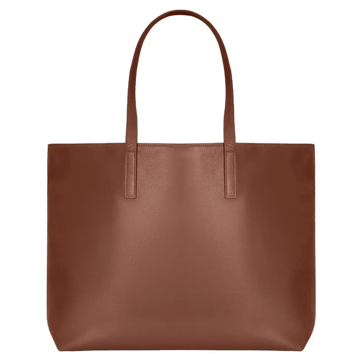 Champs Onyx Collection Leather Business Tote, 22 L