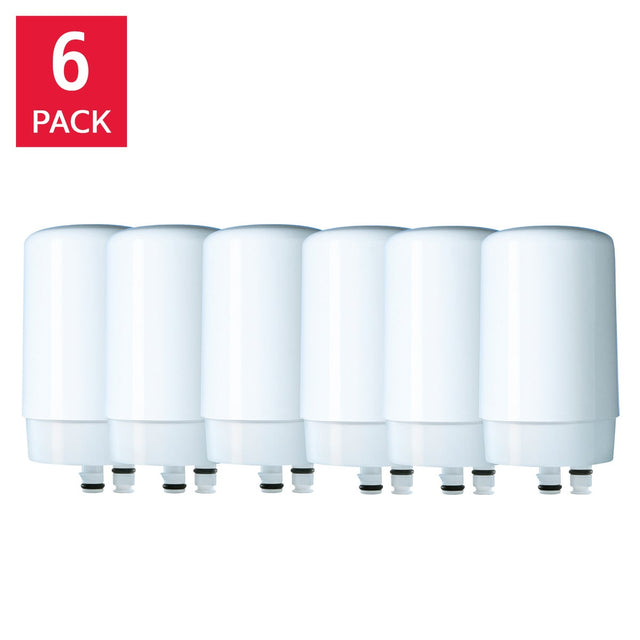 Brita On Tap Faucet Water Filter System Replacement Filters, 6-pack H6