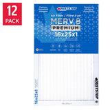 Duststop MERV 8 Premium Pleated Furnace Filter, 12-pack