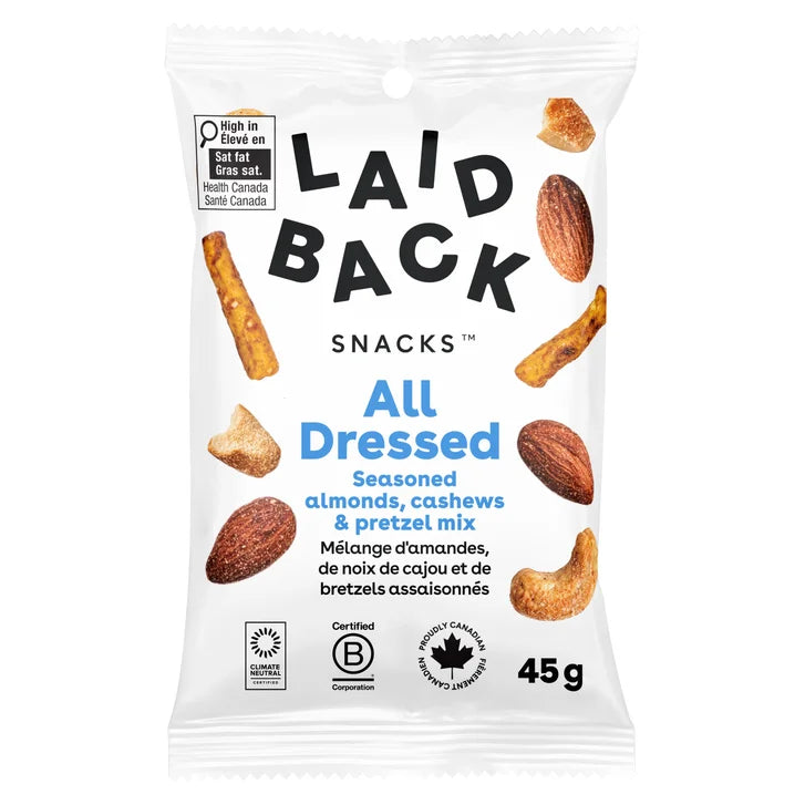 Laid Back Snacks, Snack Mix, 20 × 45 g