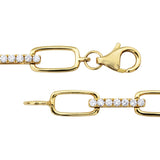 Round Brilliant Diamond Link Bracelet (0.85 ctw)