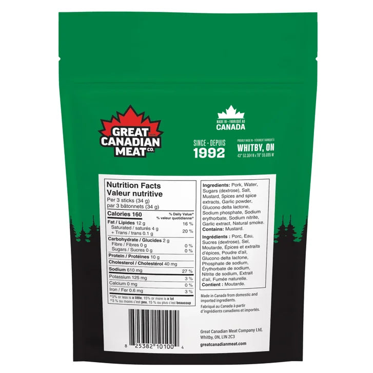 Great Canadian Meat Mini Pepperoni Sticks, Variety Pack, 5 × 225 g