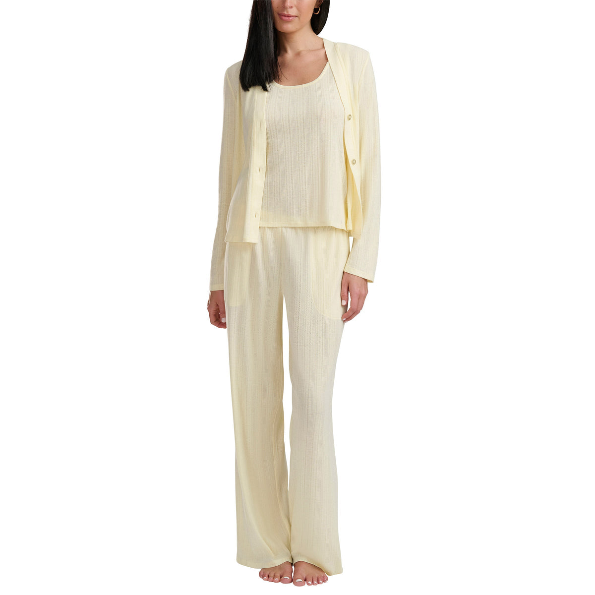 Splendid Women's Pointelle Lounge Set, 3-piece