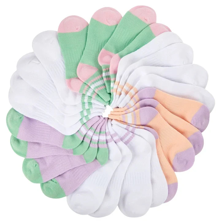 Trimfit Girls Socks, 12-Pair