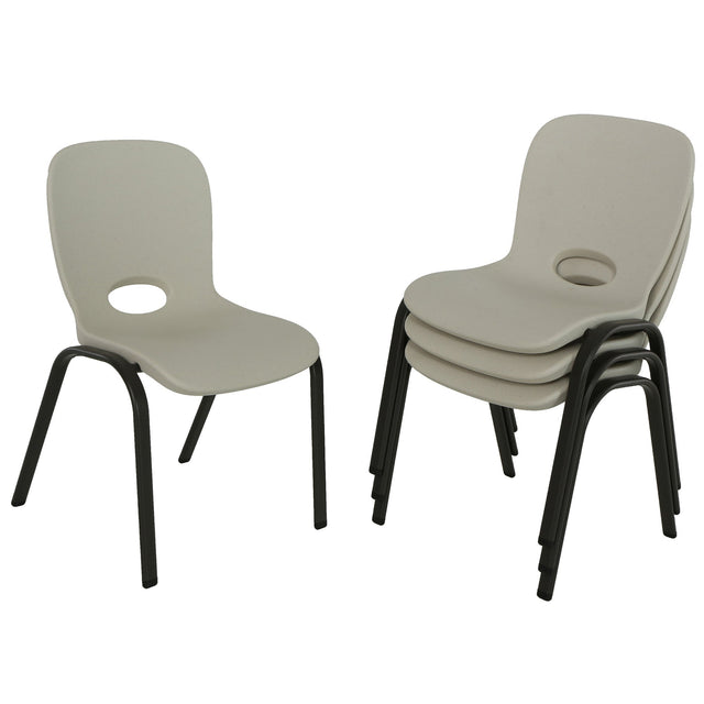 Lifetime Children's Stacking Chairs, 4-pack H4