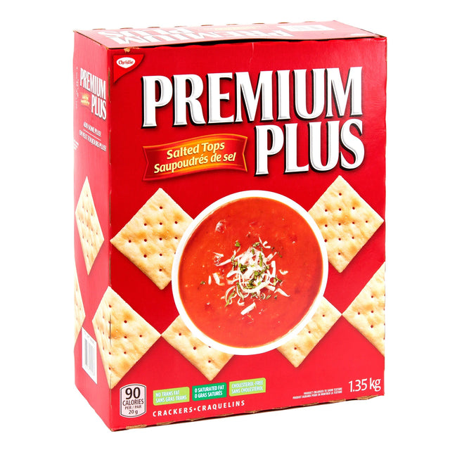 Premium Plus Crackers, Salted Tops, 1.35 kg G0