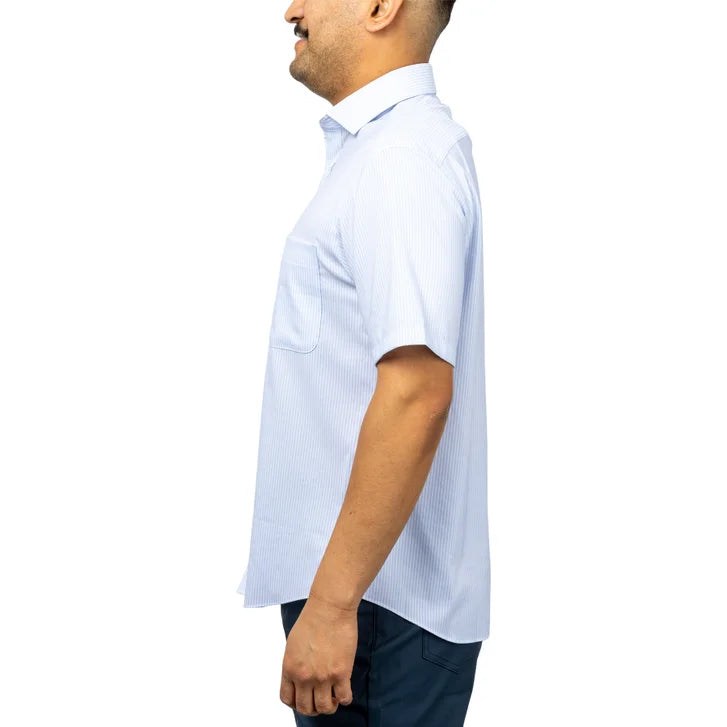 Tommy Hilfiger Men's Untucked Short Sleeve Shirt