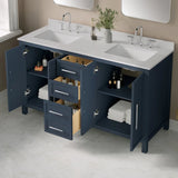 OVE Decors Eliot 60 in. Vanity with Quartz Countertop