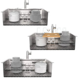 FORNO ACQUA D-WP31 33 in. Stainless Steel Kitchen Sink Workstation