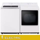 LG Laundry Bundle 5.8 cu. ft. Top Load Washer and 7.3 cu. ft. Electric Dryer