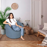 Norka Living Rod Sherpa Bean Bag Chair