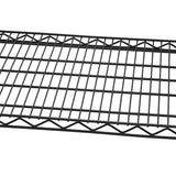 Trinity NSF 4-tier Black Wire Shelving Rack