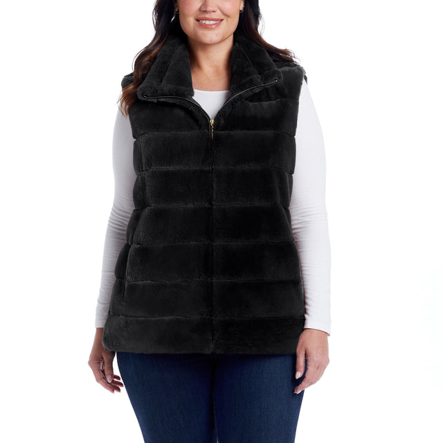 Weatherproof Women's Faux Fur Vest Q2