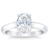 1.70 ct Oval Cut, Clarity VVS2, Colour H, Diamond Solitaire Ring