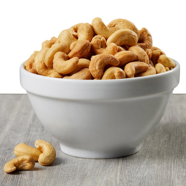 Kirkland Signature Roasted Whole Unsalted Cashews, 1.13 kg