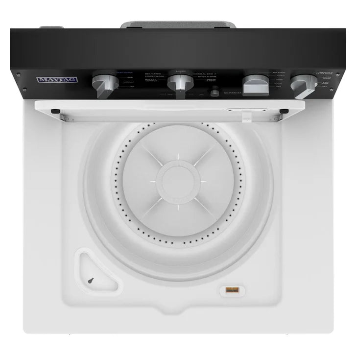 Maytag 4.0 cu ft White Top Load Commercial-Grade Washer with Dual-Action Agitator