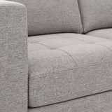 Thomasville Fabric Sofa with Ottoman