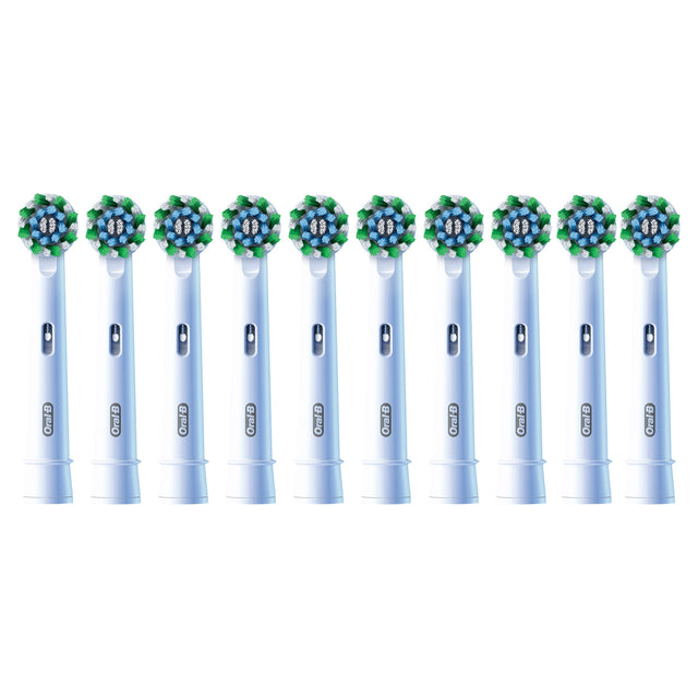 Oral-B CrossAction Electric Toothbrush Replacement Brush Head Refills, 10-pack A9