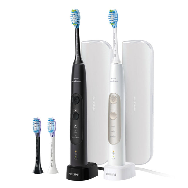 Philips Sonicare Professional Clean Electric Toothbrush Black and White, 2-pack H9