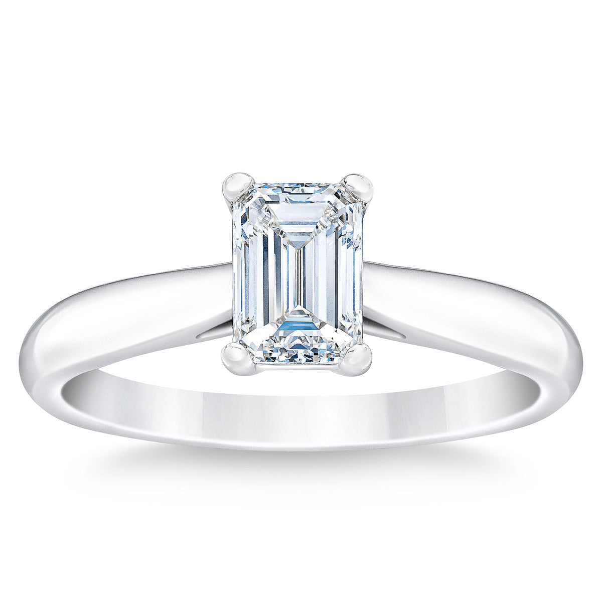 1.02 ct Emerald Cut, Clarity VVS2, Colour I, Diamond Solitaire Ring