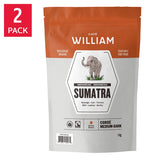 Café William Sumatra Medium-Dark Roast Fair Trade and Organic Whole Bean Coffee, 2 x 1 kg