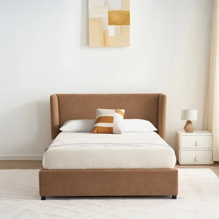 Caroline Upholstered Platform Double Bed