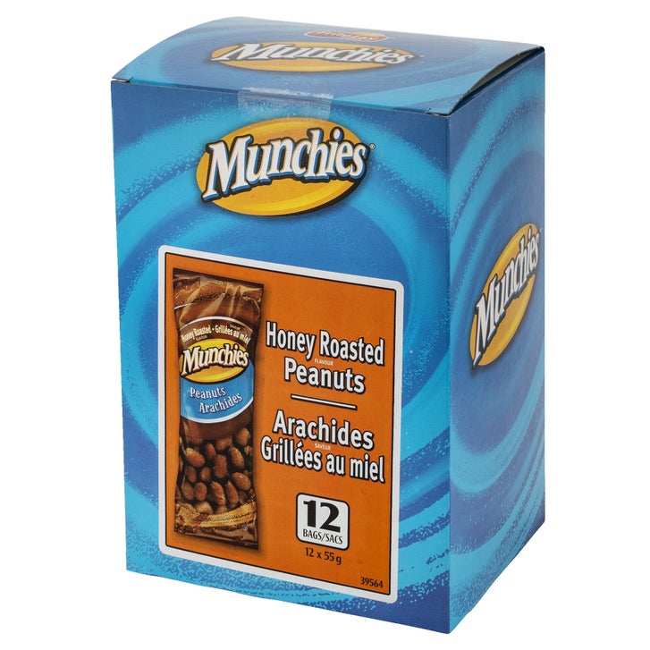 Munchies Honey Roasted Peanuts, 12 × 55 g