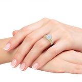 2.02 ctw Round Brilliant Cut, Clarity VS1, Colour H, Diamond Wedding Set
